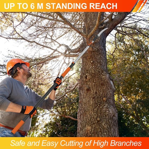 Telescopic branch cutter - 6m,