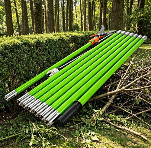 Telescopic tree pruner - pruner, pole